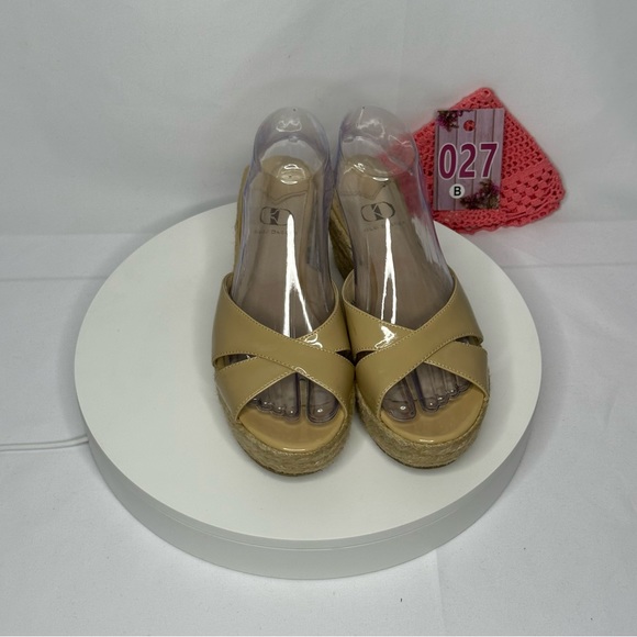 Kelsi Dagger Bianca Wedge Platform Slip-On Sandals Size 8.5 - Picture 2 of 14